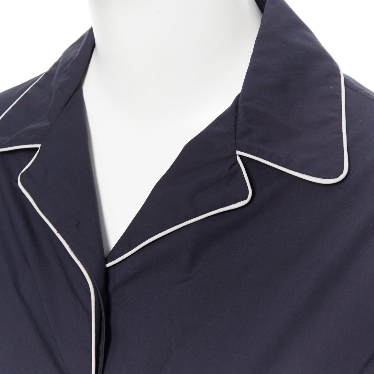 Jil Sander Cuban Collar Shirt - Back view
