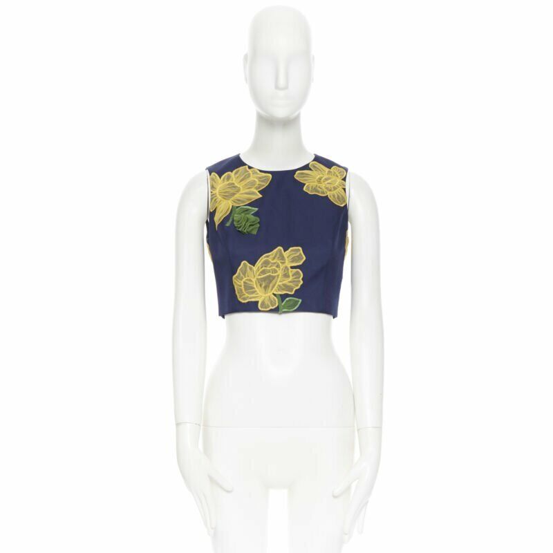 Michael Kors Floral Cropped Top - Image 6