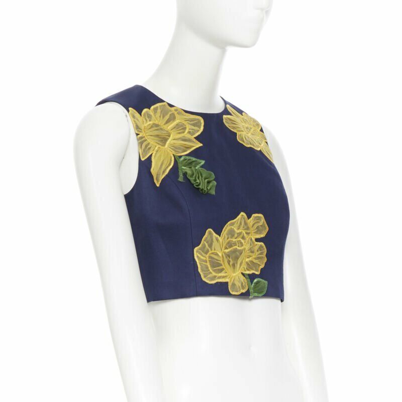 Michael Kors Floral Cropped Top - 4