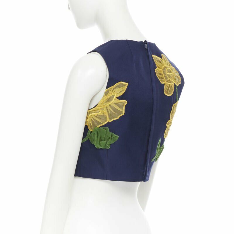 Michael Kors Floral Cropped Top - Image 10