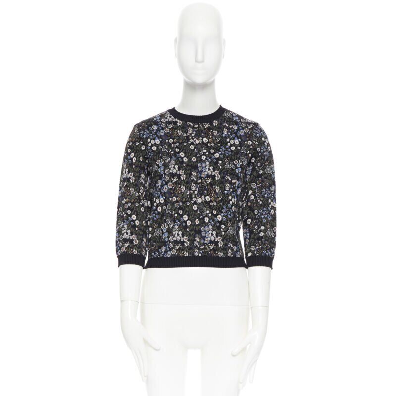Valentino Garavani Floral Jacquard Sweater - Image 6