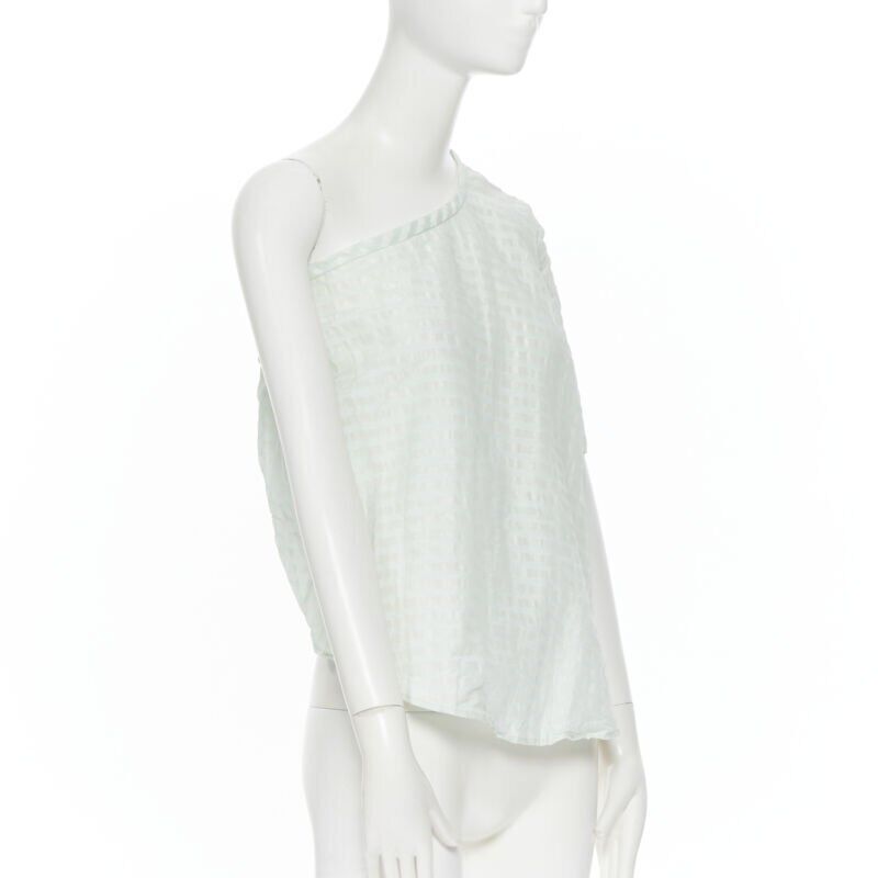 Rosie Assoulin Striped One Shoulder Top - 4