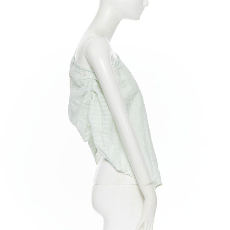 Rosie Assoulin Striped One Shoulder Top - Side view