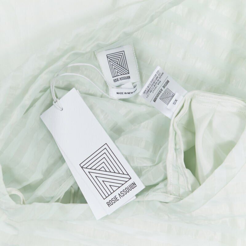 Rosie Assoulin Striped One Shoulder Top - Image 12