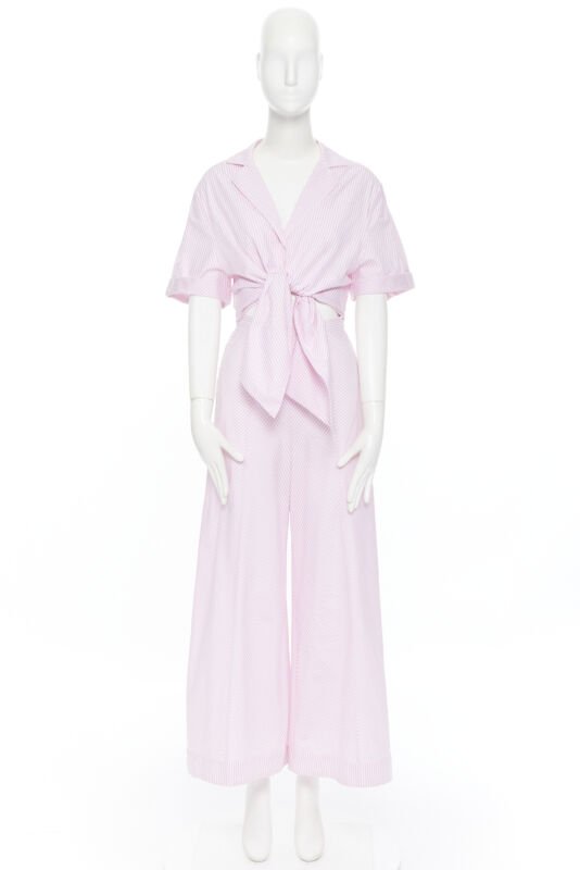 Petersyn Striped Tie Jumpsuit