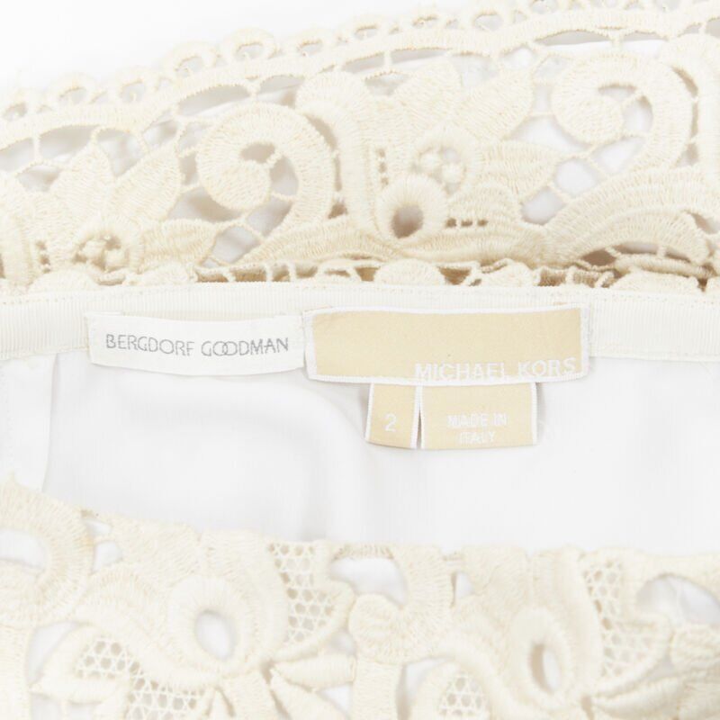 Michael Kors Lace Fitted Skirt - Image 11