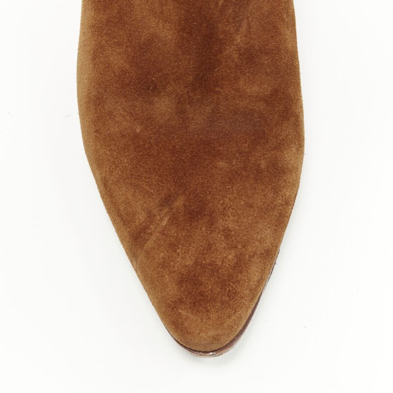 Saint Laurent Almond Toe Cuban Bootie - Detail 2