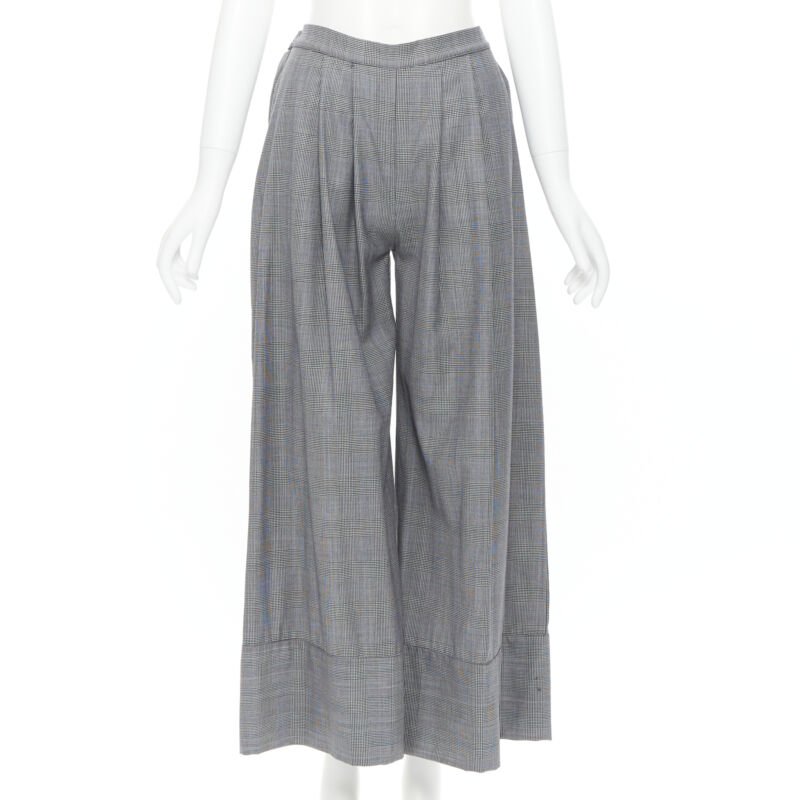 Michael Lo Sordo Herringbone Wide Pants