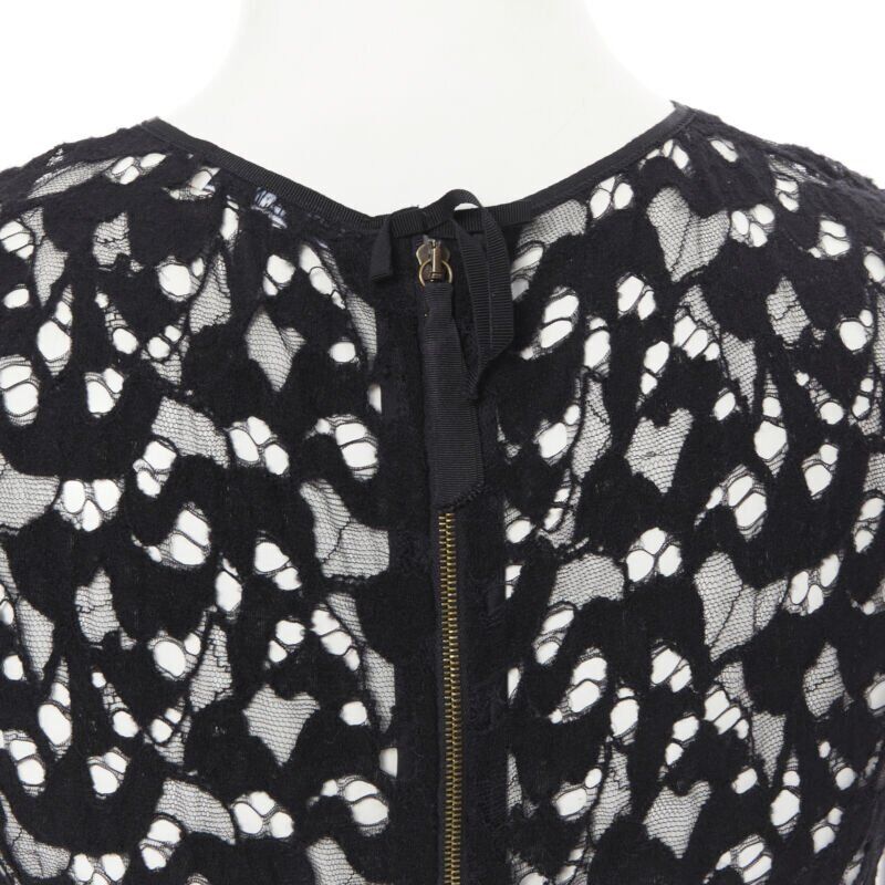 Nina Ricci Sheer Lace Tee - Back view