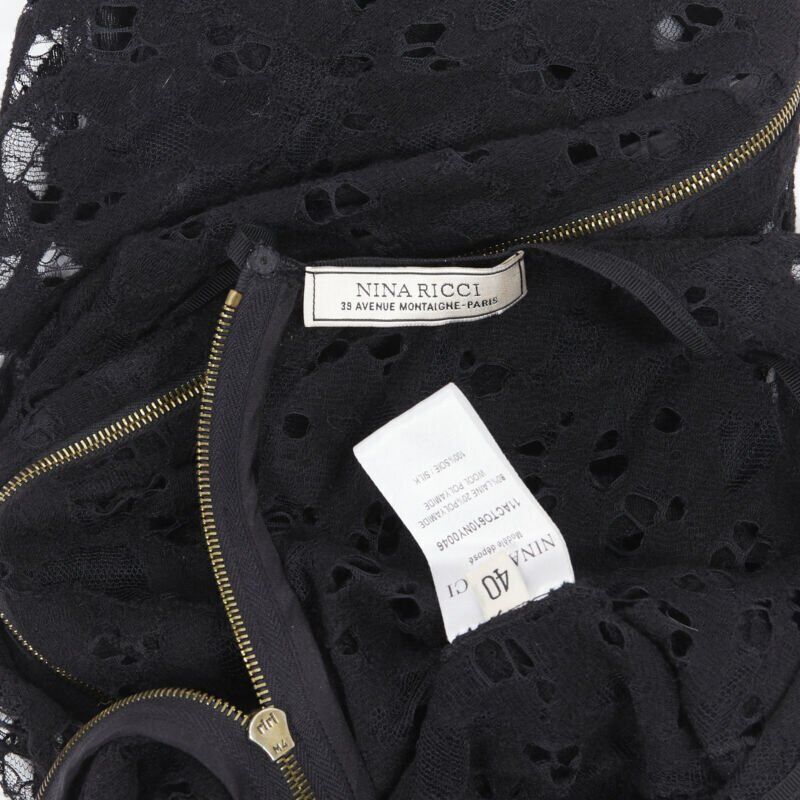 Nina Ricci Sheer Lace Tee - Image 10