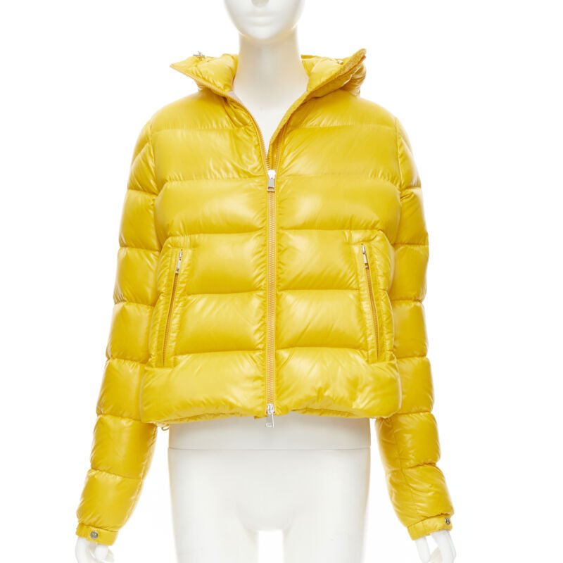 Moncler Yellow Goose Down Puffer