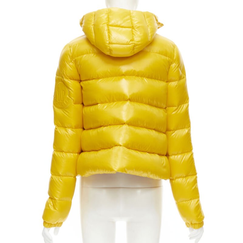 Moncler Yellow Goose Down Puffer - Side view