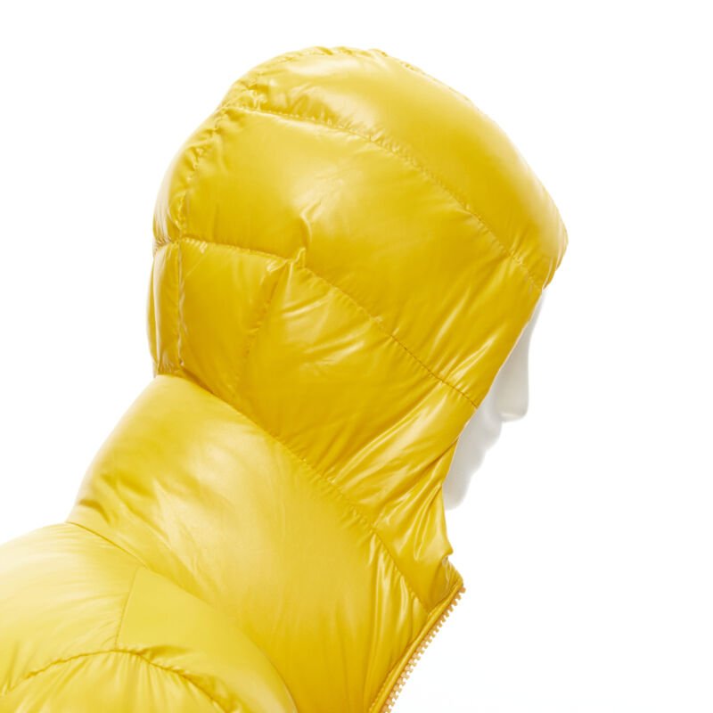 Moncler Yellow Goose Down Puffer - Detail 2