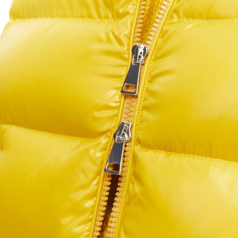 Moncler Yellow Goose Down Puffer - Image 11