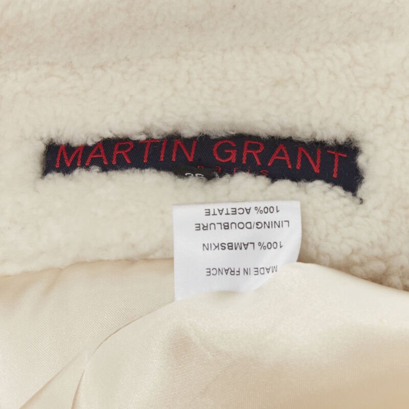 Martin Grant Oversized Teddy Coat - Image 12
