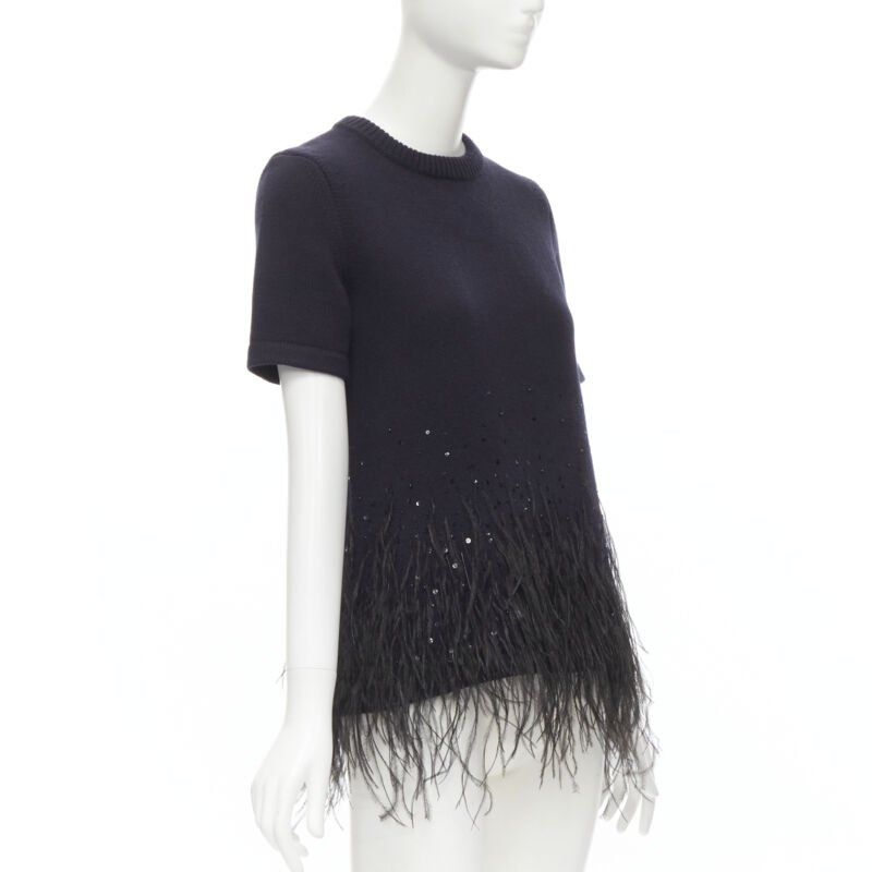 Michael Kors Feather Embellished Sweater - Image 6