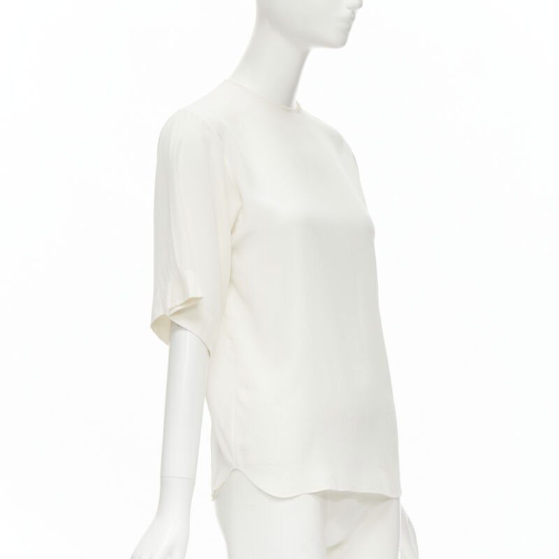 Chloe Split Back Silk Top - Image 6