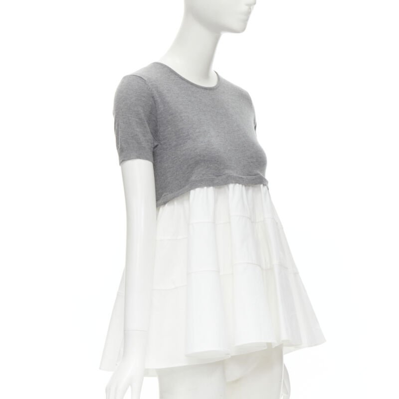 Co Cropped Layered Top