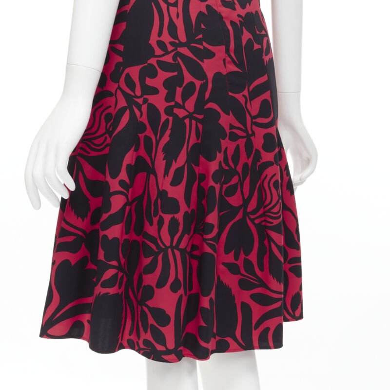 Oscar De La Renta Panelled Flared Dress - Image 10