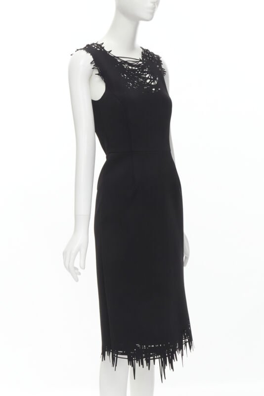 Oscar De La Renta Scribble Sheath Dress - Image 6