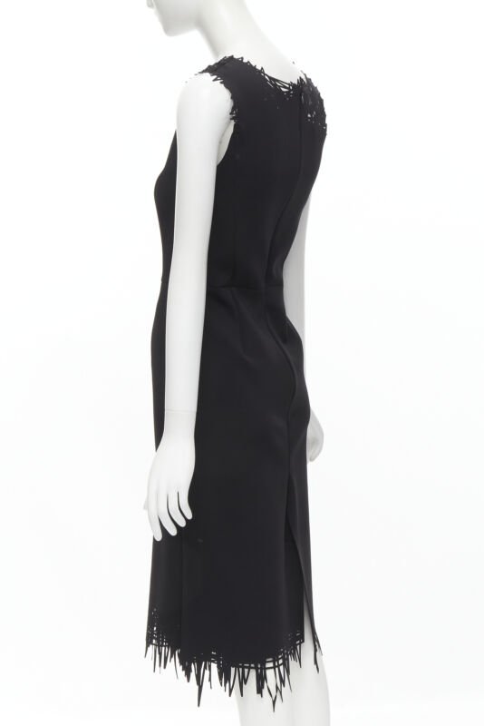 Oscar De La Renta Scribble Sheath Dress - Detail 1