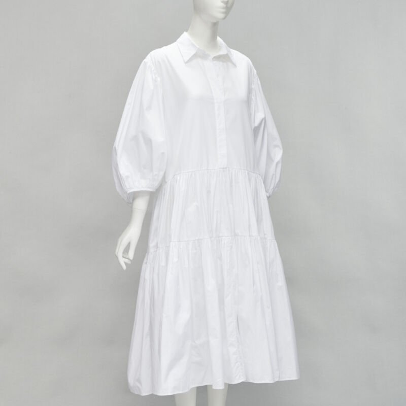 Cecilie Bahnsen Tiered Shirred Dress - Image 6