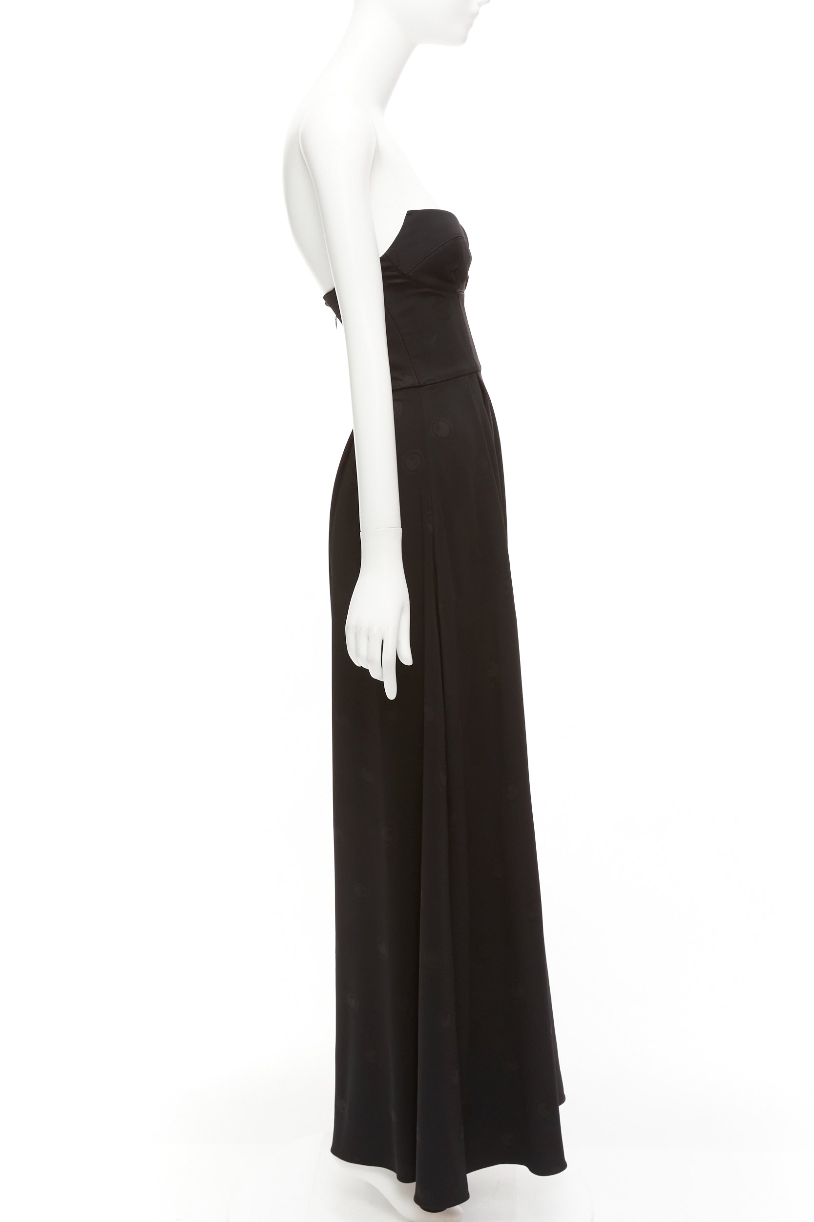 Brandon Maxwell Dotted Corset Jumpsuit - 4