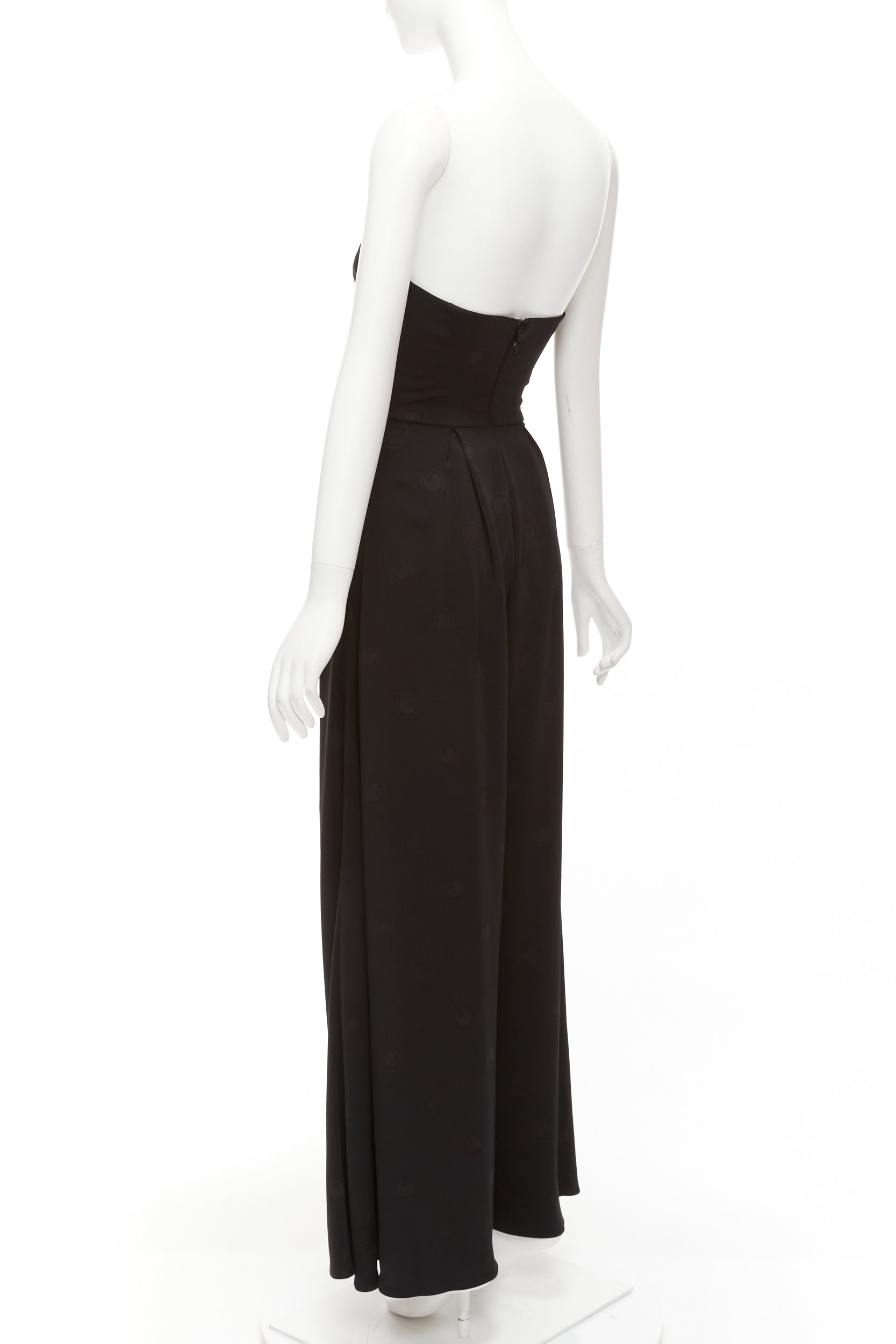 Brandon Maxwell Dotted Corset Jumpsuit - Detail 1