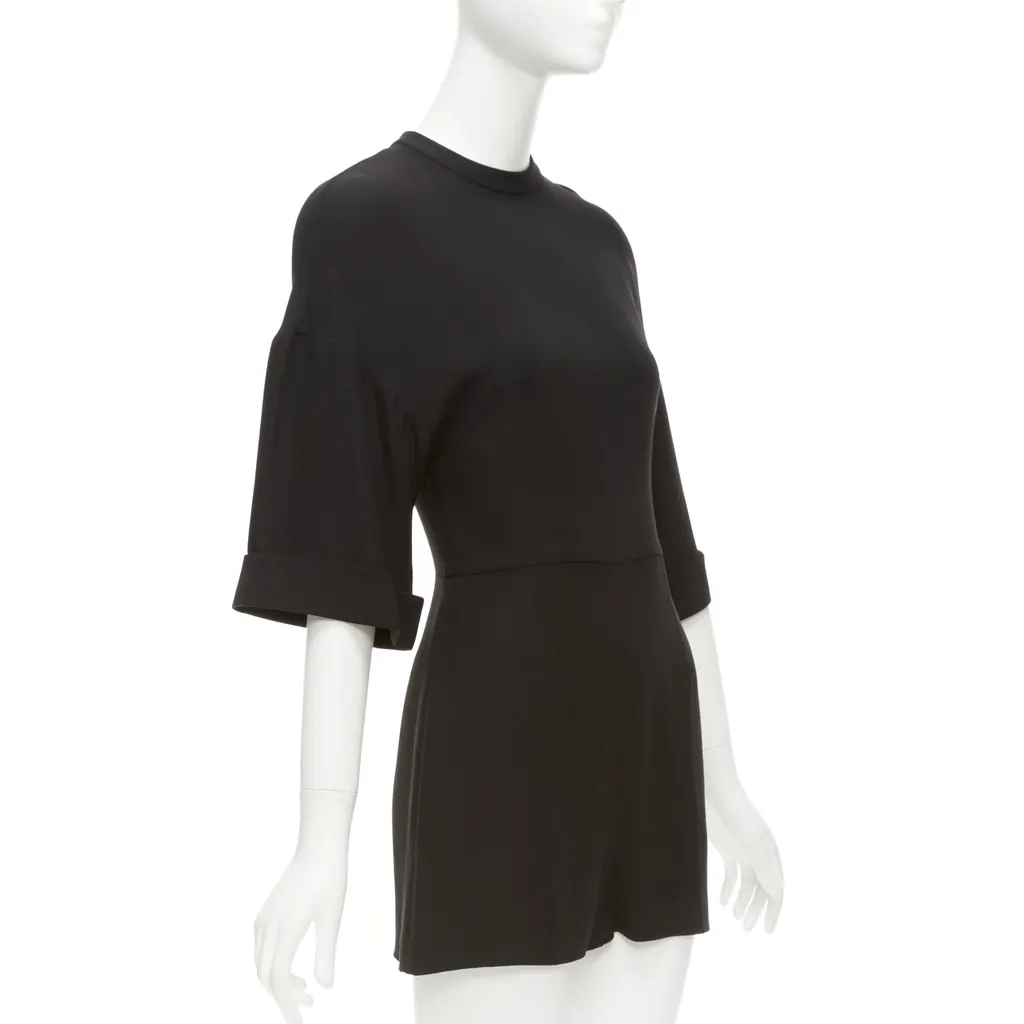 Valentino Silk Bell Playsuit Black Silk Very good - Inside View