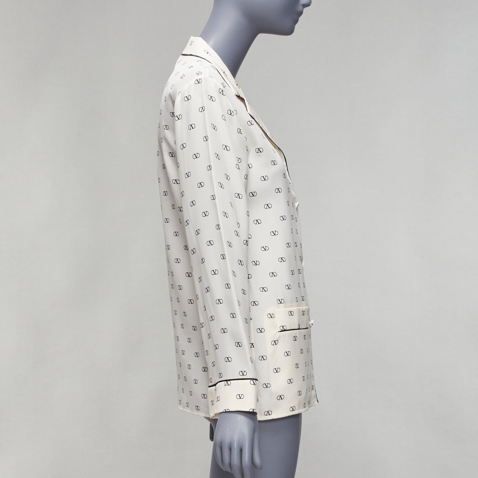 Valentino Garavani Piping Pajama Shirt - 4