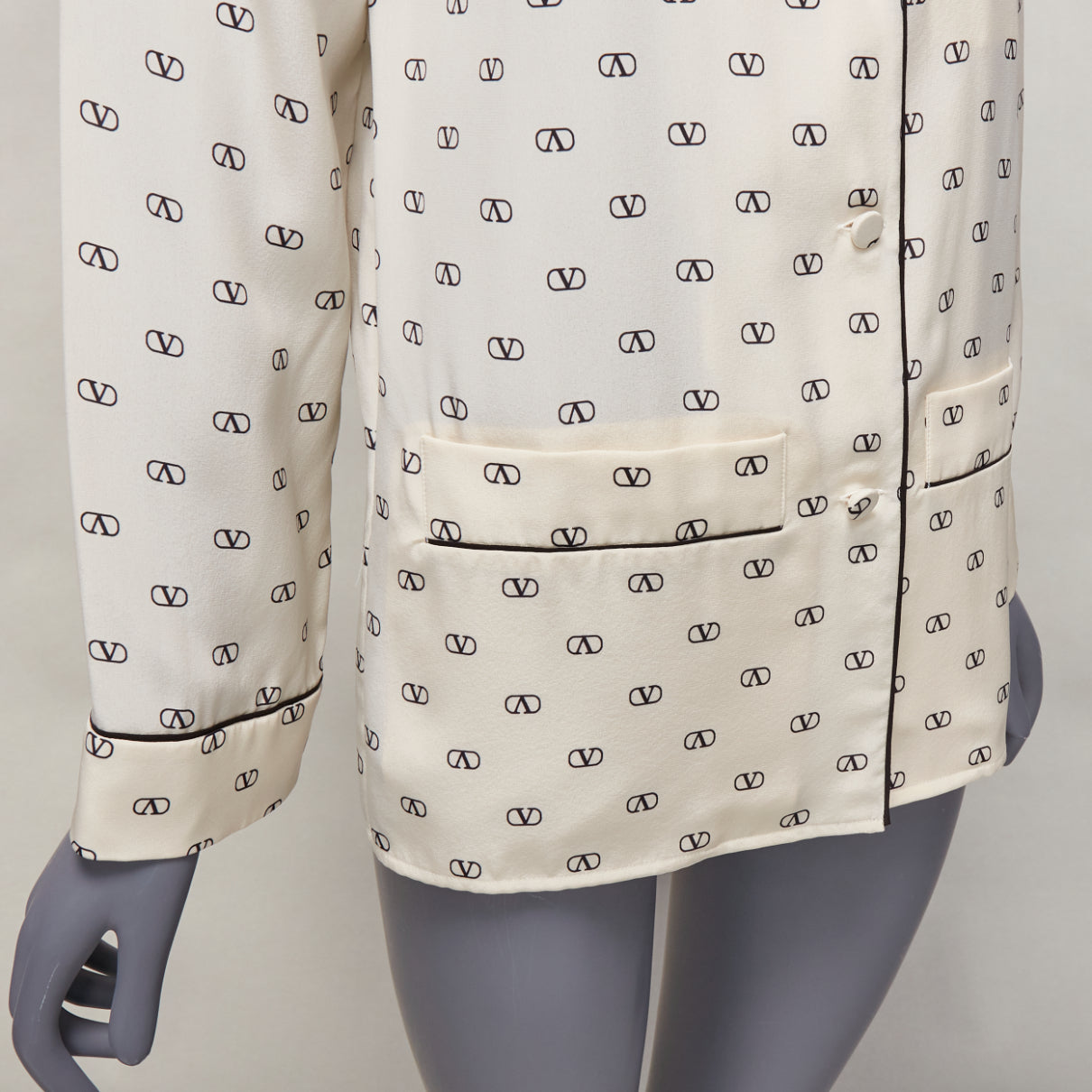 Valentino Garavani Piping Pajama Shirt - Detail 2