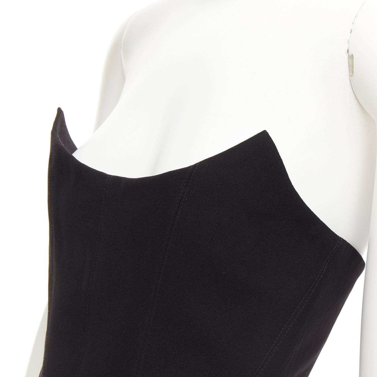 Rozie Corsets Boned Corset Top - Back view