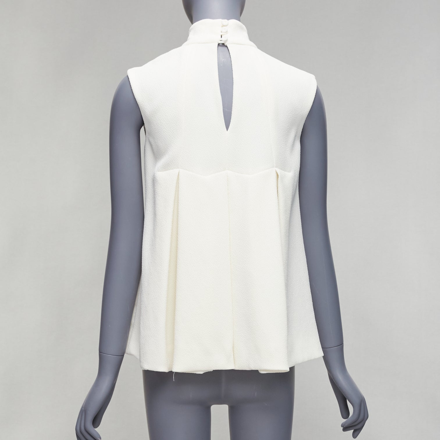Emilia Wickstead Pleated Peplum Top - Side view