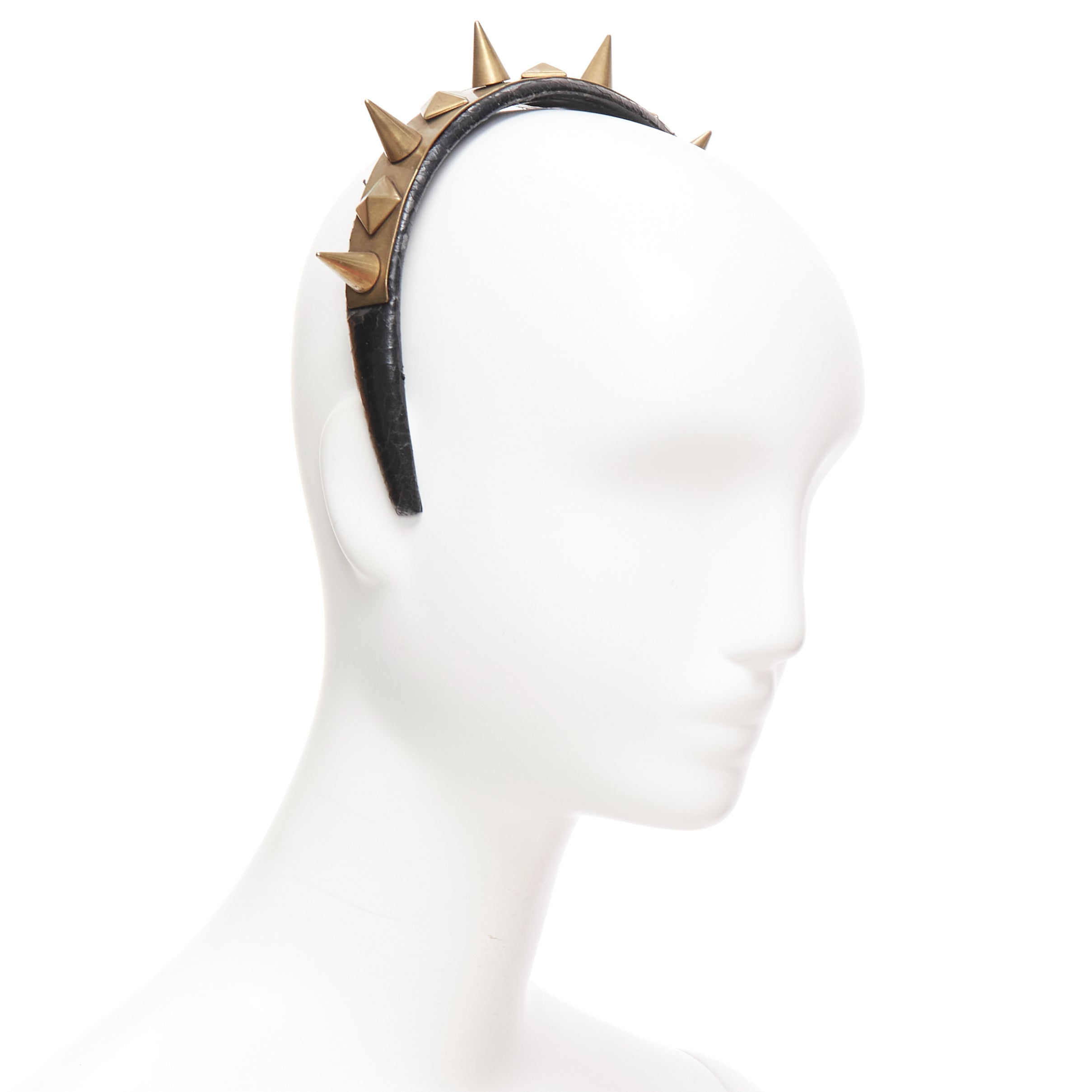 Givenchy Gold Spike Headband