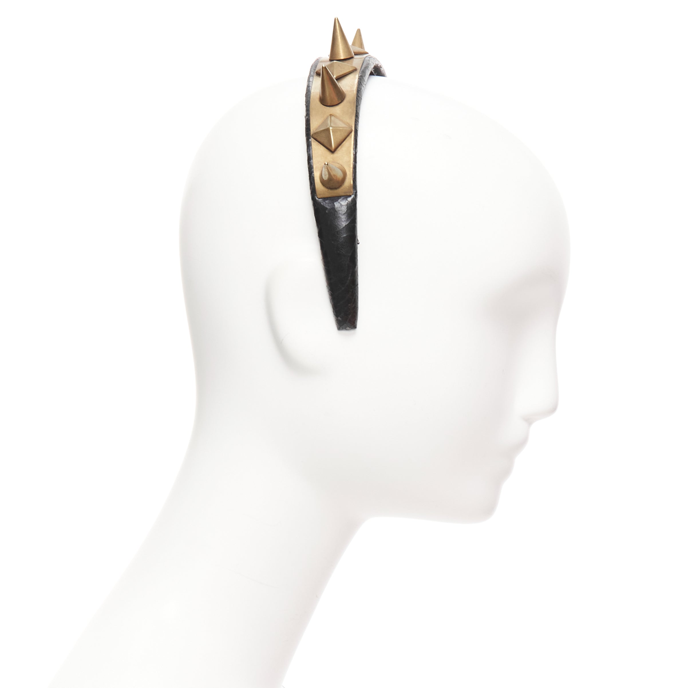 Givenchy Gold Spike Headband - 4