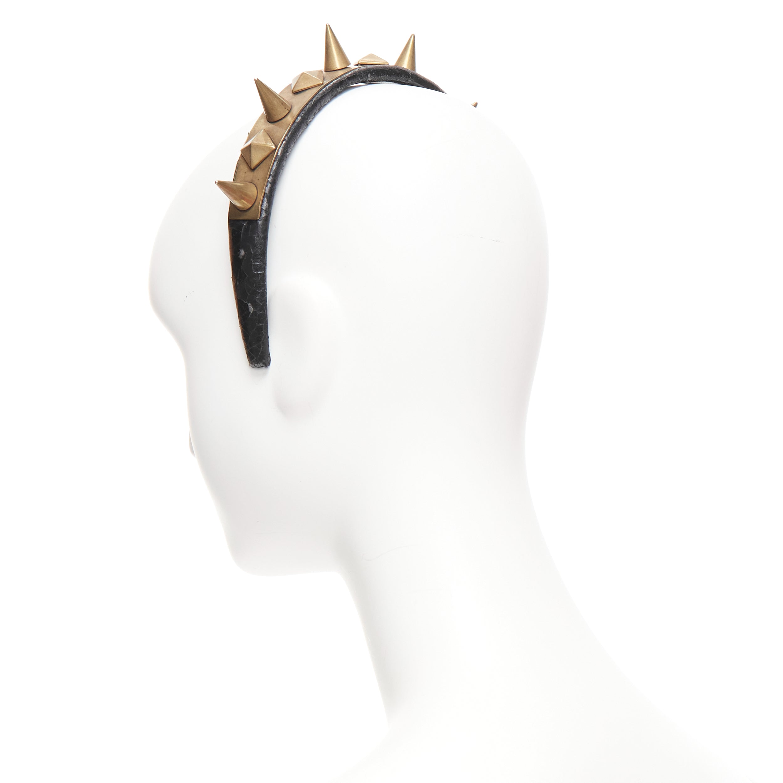 Givenchy Gold Spike Headband - Detail 1