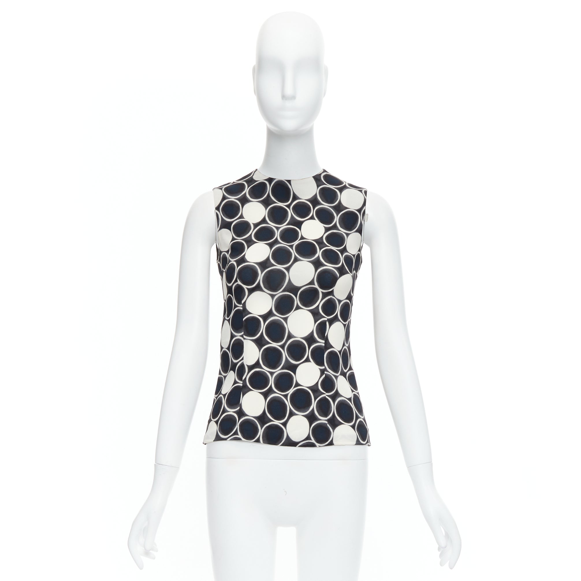 Miu Miu Circle Print Tank - Image 11