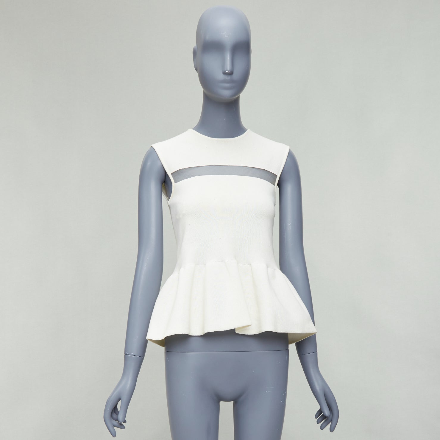Giambattista Valli Sheer Panel Top - Image 11