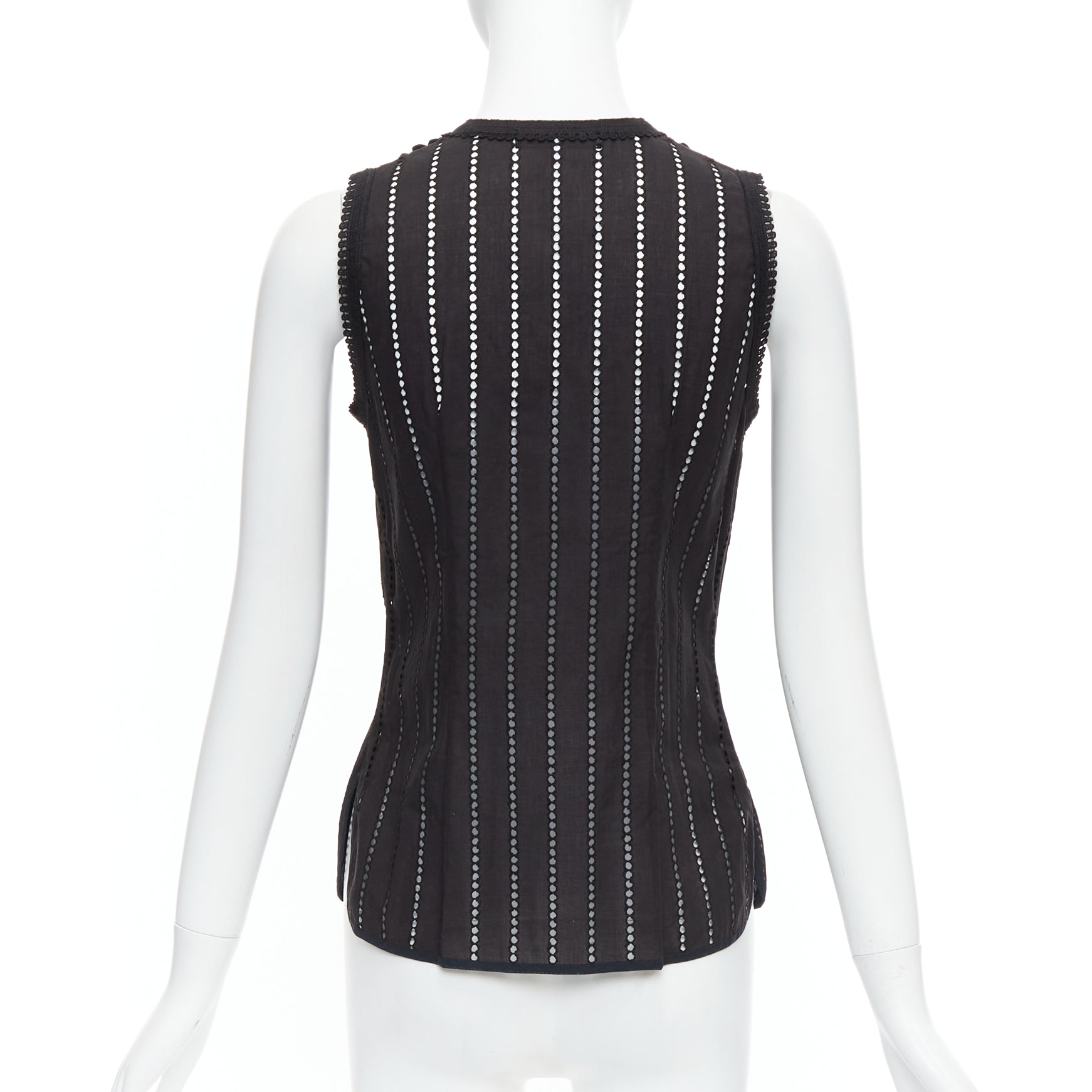 Andrew Gn Eyelet Lace Top - Side view