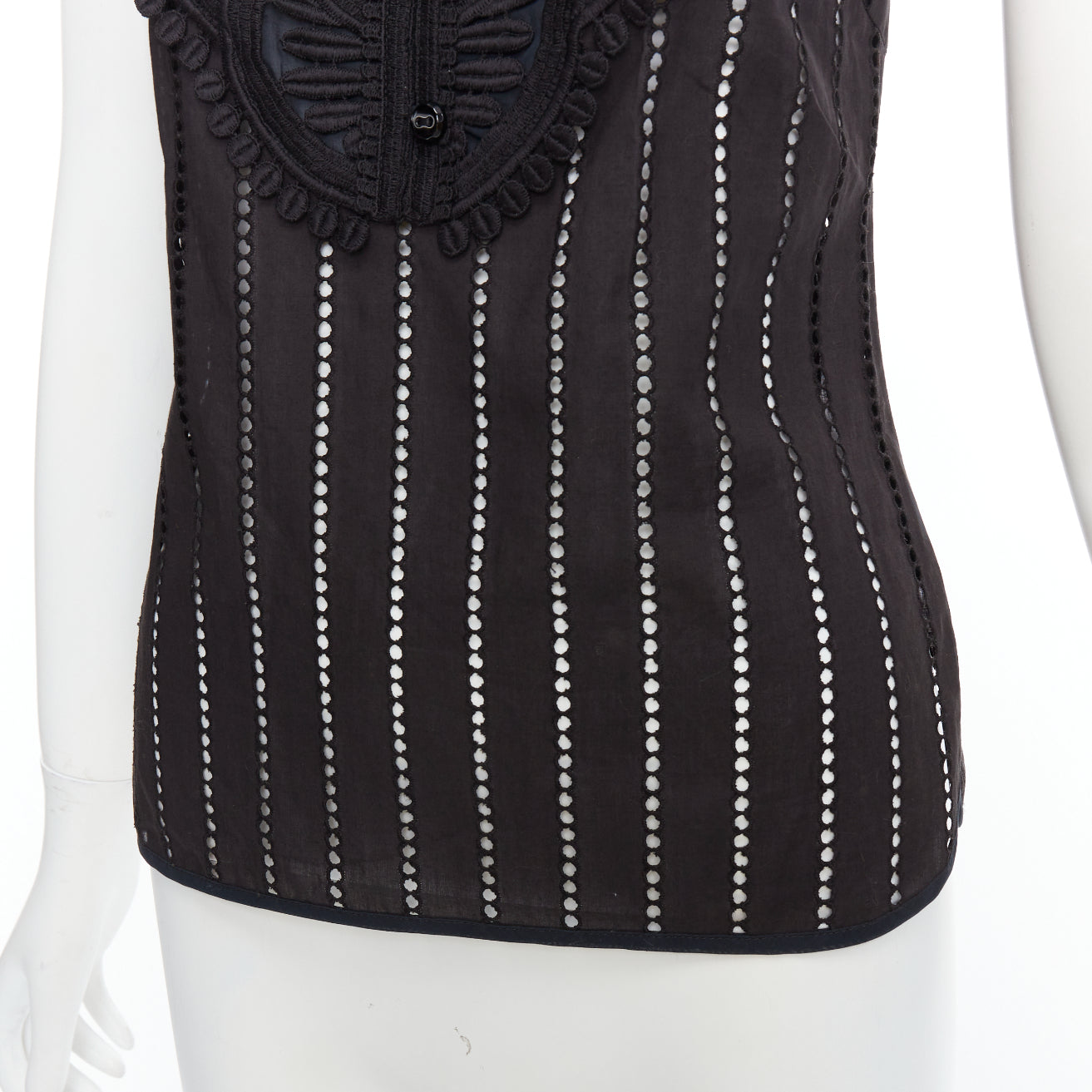 Andrew Gn Eyelet Lace Top - Detail 2