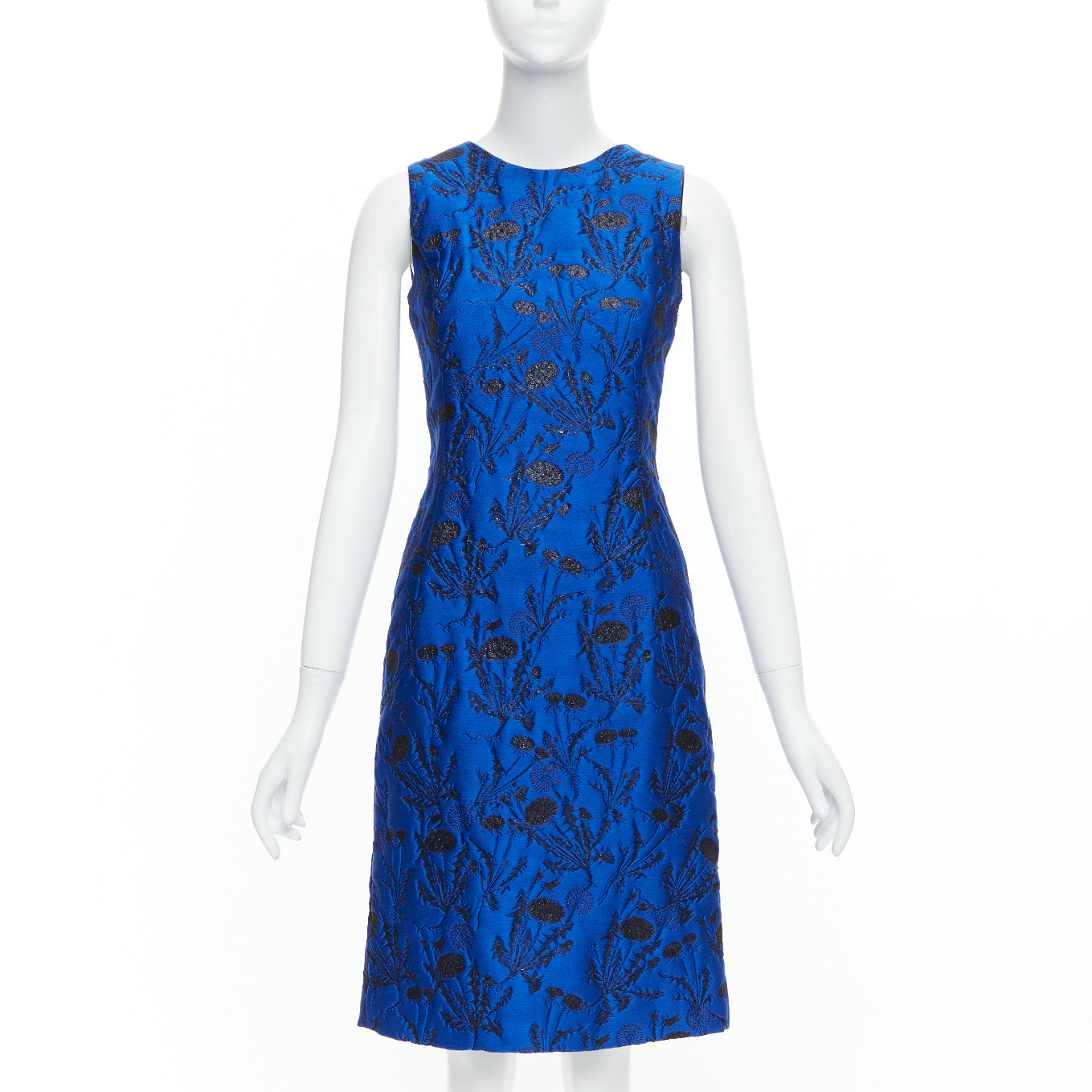 Oscar De La Renta Lurex Cloque Dress