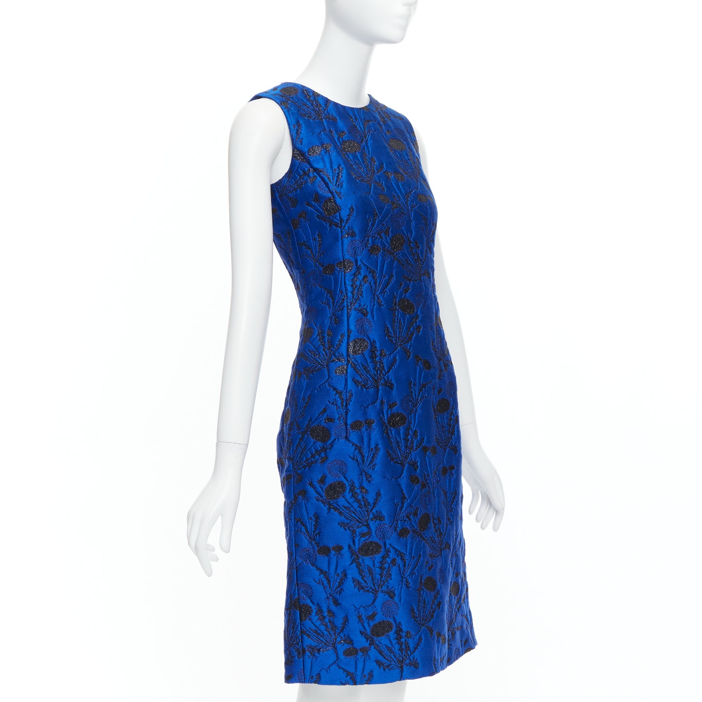 Oscar De La Renta Lurex Cloque Dress - Image 6