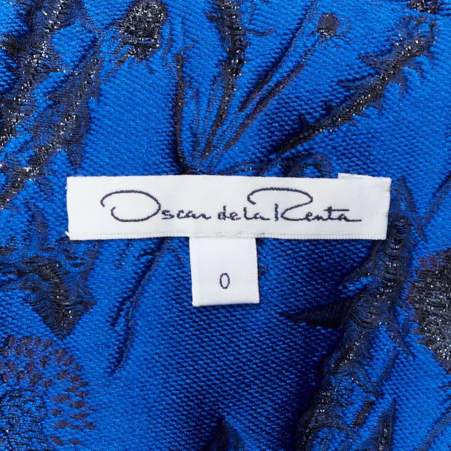 Oscar De La Renta Lurex Cloque Dress - Image 10