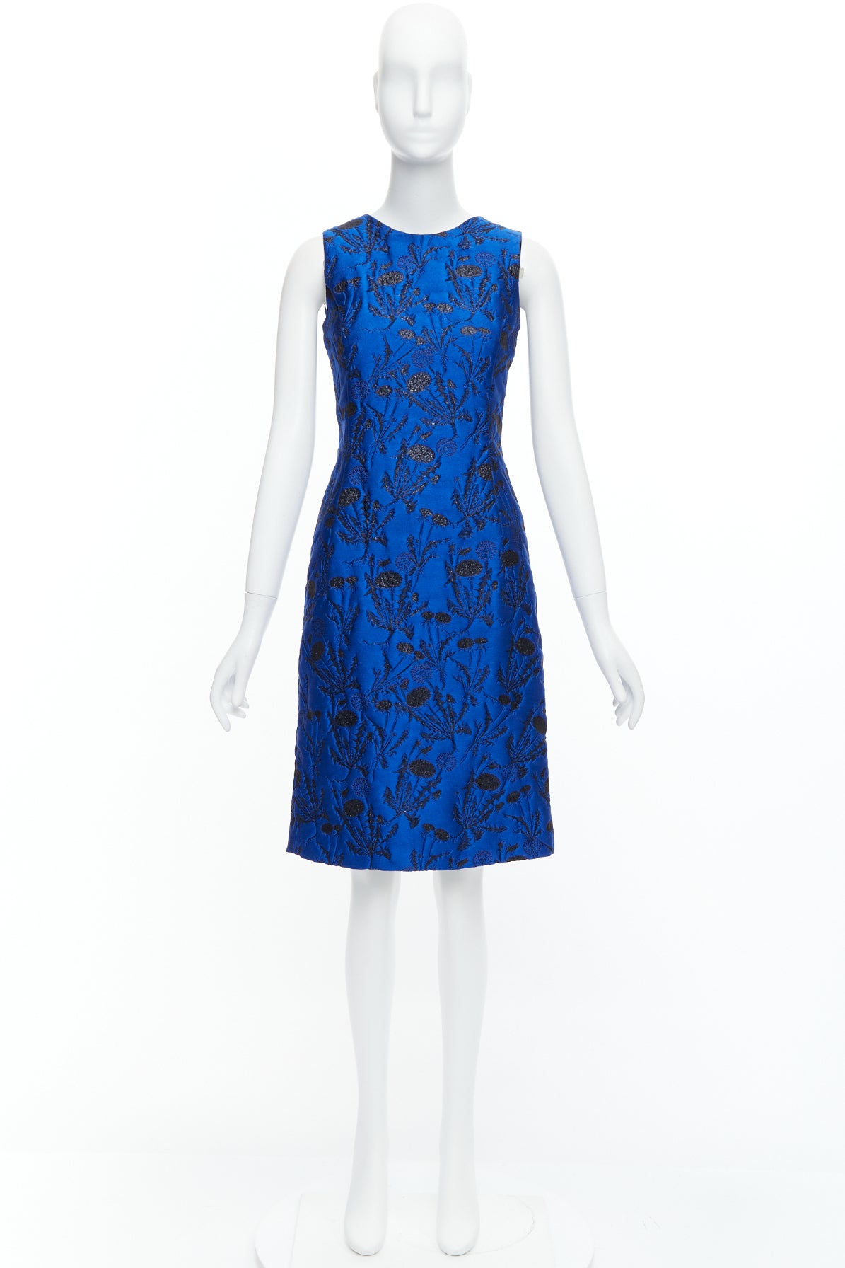 Oscar De La Renta Lurex Cloque Dress - Image 11