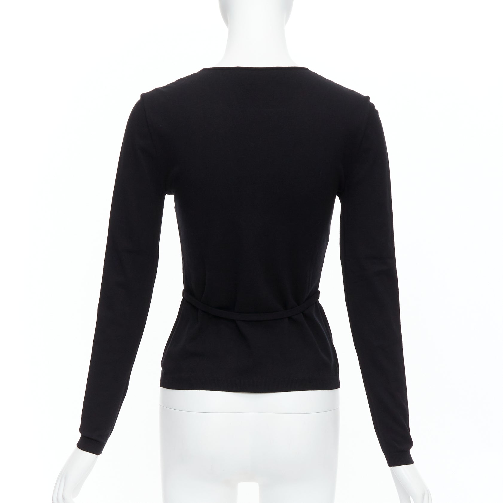 Giambattista Valli Overlay Bow Lace Sweater - Side view
