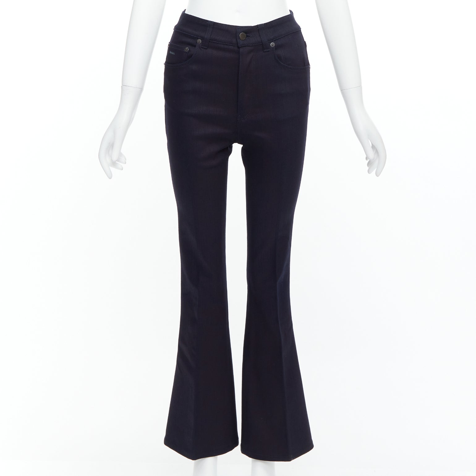 Prada Logo Flare Jeans