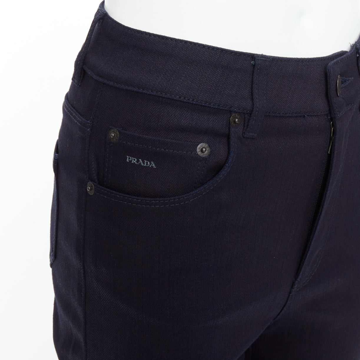 Prada Logo Flare Jeans - Detail 2