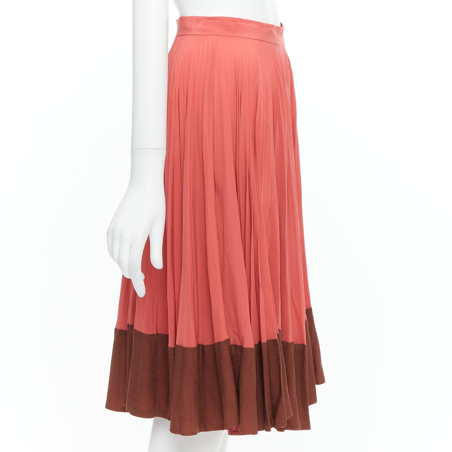 Fendi Colorblock Pleated Skirt - 4