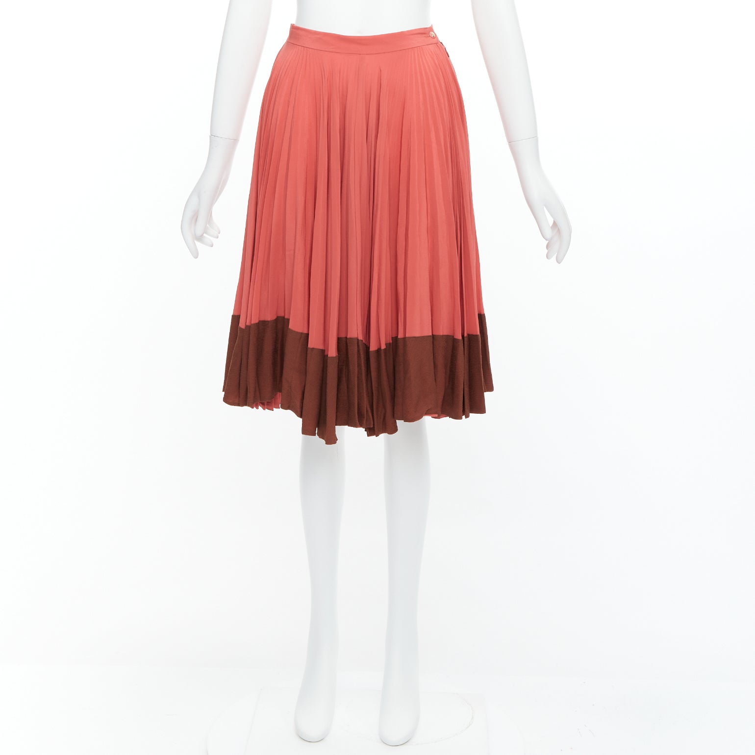 Fendi Colorblock Pleated Skirt - Image 11