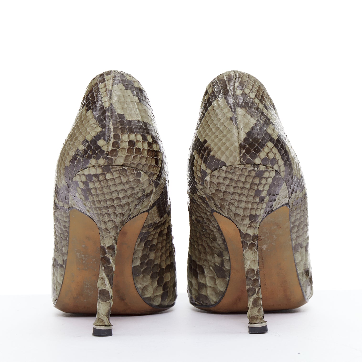 Manolo Blahnik Rose Applique Pumps - Side view